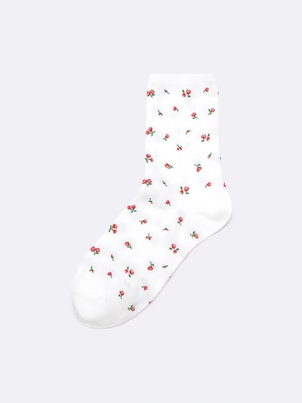 Ankle Socks | Flower 3 Ankle Socks | Flower
