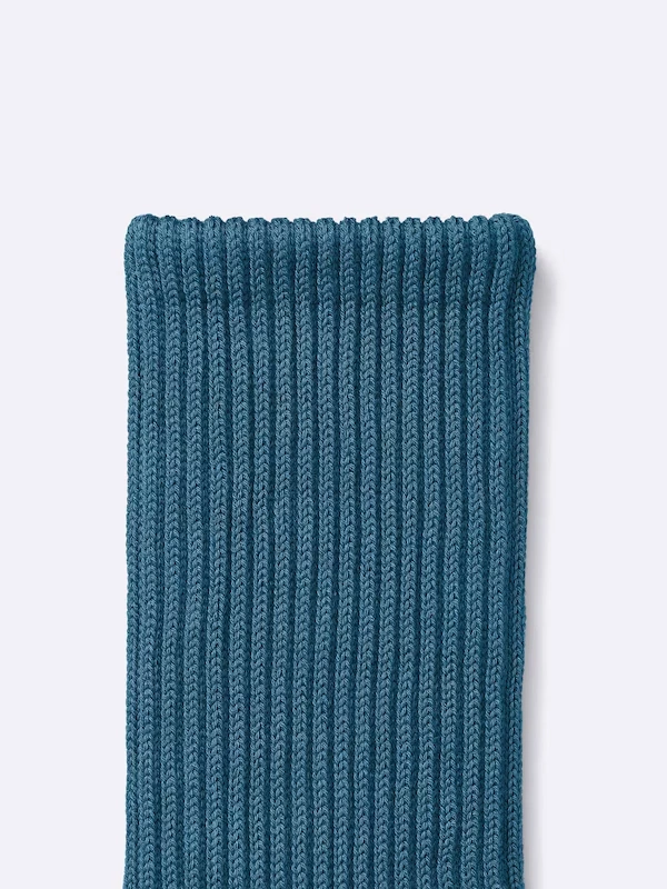 STYLE-HEAT Ribbed Pile Crew Socks