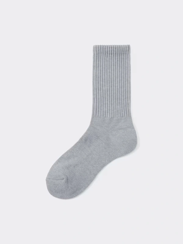 Ribbed Pile Crew Socks 4 Ribbed Pile Crew Socks