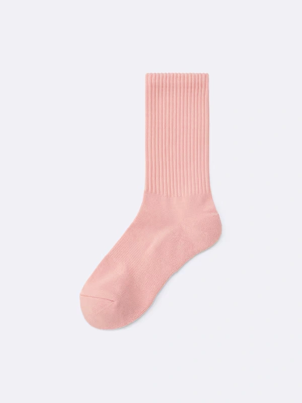 Ribbed Pile Crew Socks 6 Ribbed Pile Crew Socks