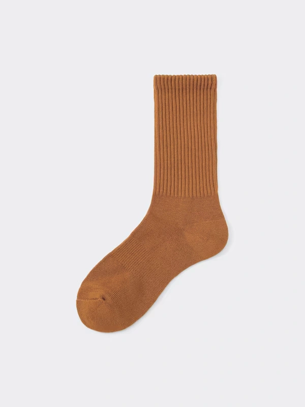 Ribbed Pile Crew Socks 7 Ribbed Pile Crew Socks