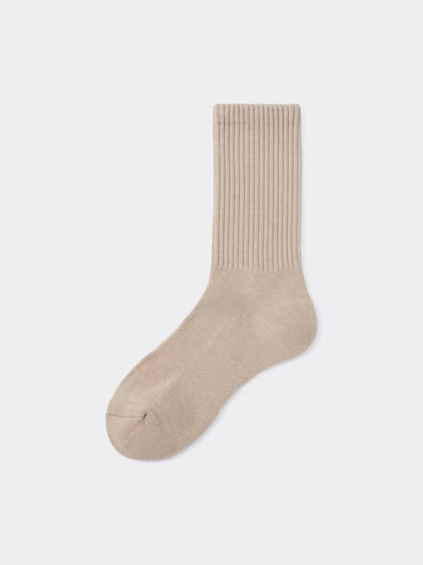 Ribbed Pile Crew Socks 8 Ribbed Pile Crew Socks