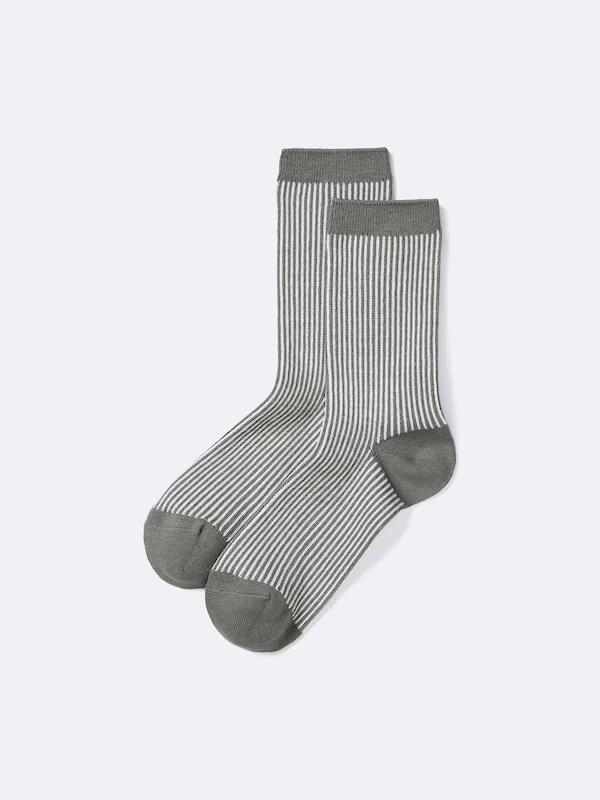 STYLE-HEAT Crew Socks | Striped 3 STYLE-HEAT Crew Socks | Striped