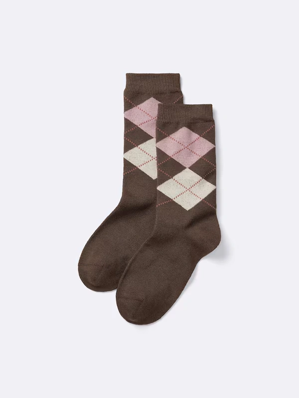 STYLE-HEAT Crew Socks | Argyle 4 STYLE-HEAT Crew Socks | Argyle