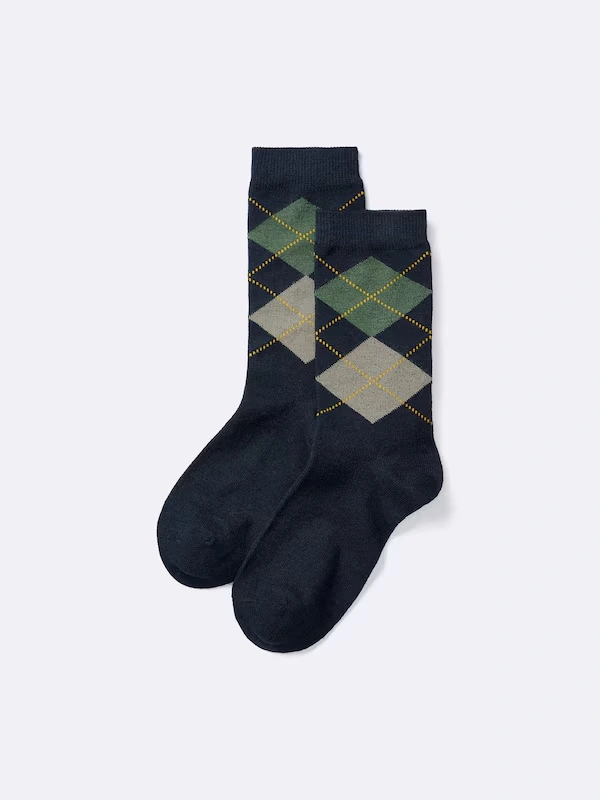 STYLE-HEAT Crew Socks | Argyle 5 STYLE-HEAT Crew Socks | Argyle