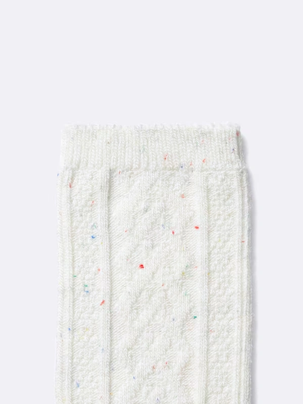 STYLE-HEAT Crew Socks | Flecked