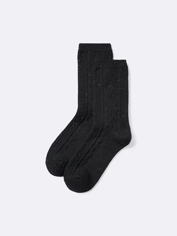 STYLE-HEAT Crew Socks | Flecked 4 STYLE-HEAT Crew Socks | Flecked