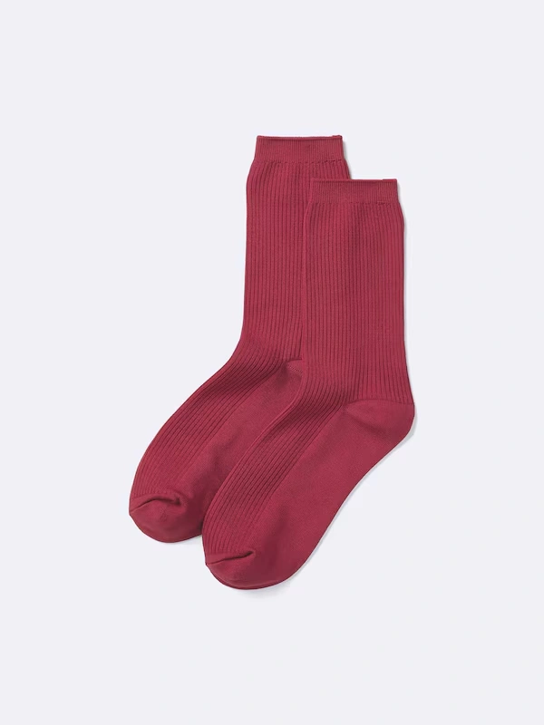 Ribbed Crew Socks 6 Ribbed Crew Socks