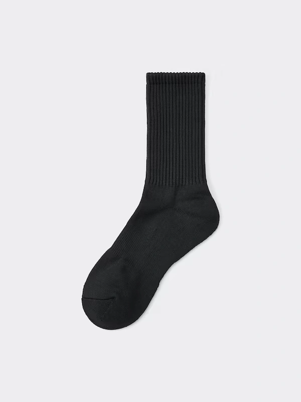 STYLE-HEAT Ribbed Pile Crew Socks 5 STYLE-HEAT Ribbed Pile Crew Socks