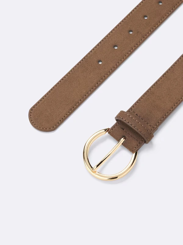 Circle Buckle Wide Belt 3 Circle Buckle Wide Belt