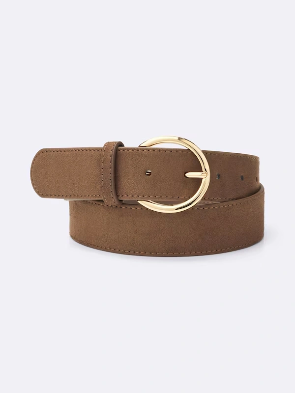 Circle Buckle Wide Belt 5 Circle Buckle Wide Belt