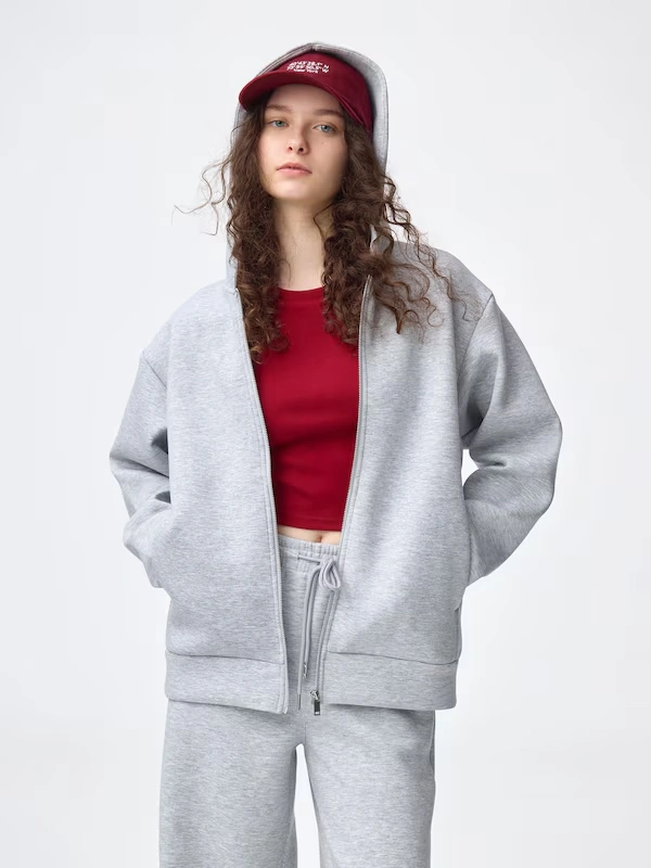 Puff Sweat Full-Zip Hoodie