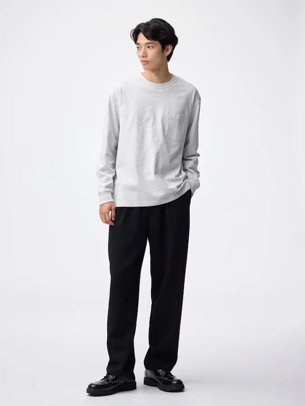 Heavy Weight Crew Neck T-Shirt | Long | B