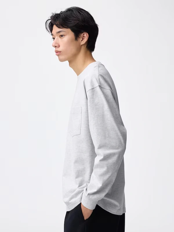 Heavy Weight Crew Neck T-Shirt | Long | B