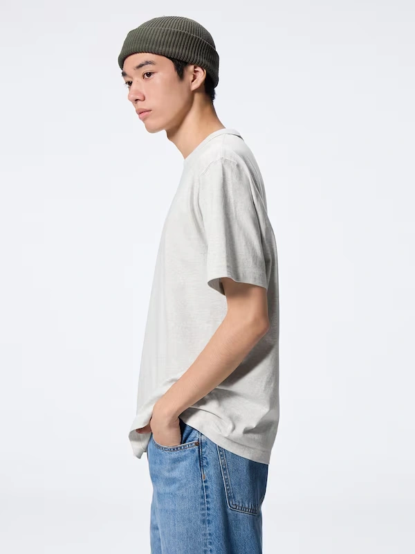 Cotton Crew Neck T-Shirt 3 Cotton Crew Neck T-Shirt